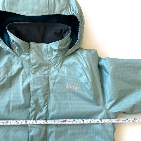 REI Co-Op Kids Insulated Rain Jacket Hooded Waterproof Windproof Warm Size M - Picture 16 of 16